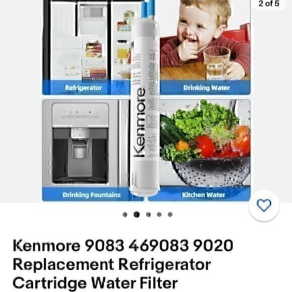 Kenmore 9083 Kenmore refrigerator replacement water filter new in sealed pkg